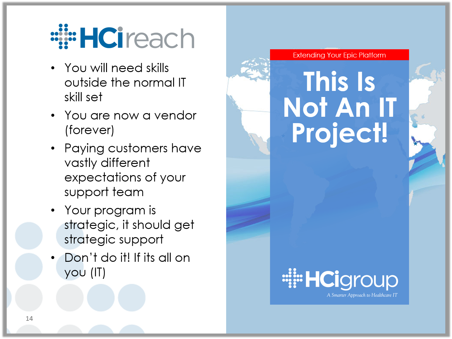 The HCI Group Epic Community Connect Reach Webinar